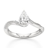 Thumbnail Image 1 of J'Lure Pear Step-Cut Lab-Grown Diamond Bypass Engagement Ring 1-1/6 ct tw 18K White Gold