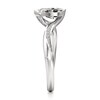 Thumbnail Image 3 of J'Lure Pear Step-Cut Lab-Grown Diamond Bypass Engagement Ring 1-1/6 ct tw 18K White Gold