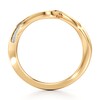 Thumbnail Image 2 of J'Lure Lab-Created Diamond Contour Wedding Band 1/6 ct tw 18K Yellow Gold