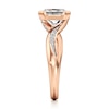 Thumbnail Image 3 of J'Lure Radiant Brilliant-Cut Lab-Grown Diamond Bypass Engagement Ring 2-1/5 ct tw 18K Rose Gold
