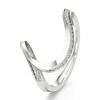 Thumbnail Image 4 of J'Lure Lab-Grown Diamond Contour Wedding Band 1/6 ct tw 18K White Gold