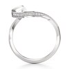 Thumbnail Image 2 of J'Lure Lab-Created Diamond Contour Wedding Band 1/6 ct tw 18K White Gold