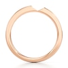 Thumbnail Image 2 of J'Lure Baguette-Cut Lab-Grown Diamond Contour Wedding Band 3/8 ct tw 18K Rose Gold