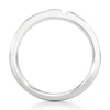 Thumbnail Image 2 of J'Lure Baguette-Cut Lab-Grown Diamond Contour Wedding Band 3/8 ct tw 18K White Gold