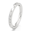 Thumbnail Image 4 of J'Lure Baguette-Cut Lab-Grown Diamond Contour Wedding Band 3/8 ct tw 18K White Gold