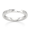 Thumbnail Image 1 of J'Lure Baguette-Cut Lab-Grown Diamond Contour Wedding Band 1/3 ct tw 18K White Gold