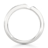 Thumbnail Image 2 of J'Lure Baguette-Cut Lab-Grown Diamond Contour Wedding Band 1/3 ct tw 18K White Gold