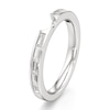 Thumbnail Image 4 of J'Lure Baguette-Cut Lab-Grown Diamond Contour Wedding Band 1/3 ct tw 18K White Gold