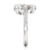 Thumbnail Image 3 of J'Lure Trillion Curved Brilliant-Cut Two-Stone Lab-Grown Diamond Engagement Ring 3-3/8 ct tw 18K White Gold