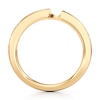 Thumbnail Image 2 of J'Lure Baguette-Cut Lab-Grown Diamond Contour Wedding Band 3/8 ct tw 18K Yellow Gold