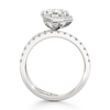 Thumbnail Image 2 of J'Lure Octagon Step-Cut Lab-Grown Diamond Spiral Engagement Ring 2-1/2 ct tw 18K White Gold