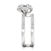 Thumbnail Image 3 of J'Lure Octagon Step-Cut Lab-Grown Diamond Spiral Engagement Ring 2-1/2 ct tw 18K White Gold