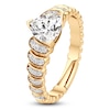 Thumbnail Image 2 of J'Lure Trillion Curved Brilliant-Cut Lab-Grown Diamond Engagement Ring 1-1/6 ct tw 18K Yellow Gold