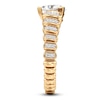 Thumbnail Image 3 of J'Lure Trillion Curved Brilliant-Cut Lab-Grown Diamond Engagement Ring 1-1/6 ct tw 18K Yellow Gold