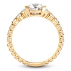 Thumbnail Image 4 of J'Lure Trillion Curved Brilliant-Cut Lab-Grown Diamond Engagement Ring 1-1/6 ct tw 18K Yellow Gold