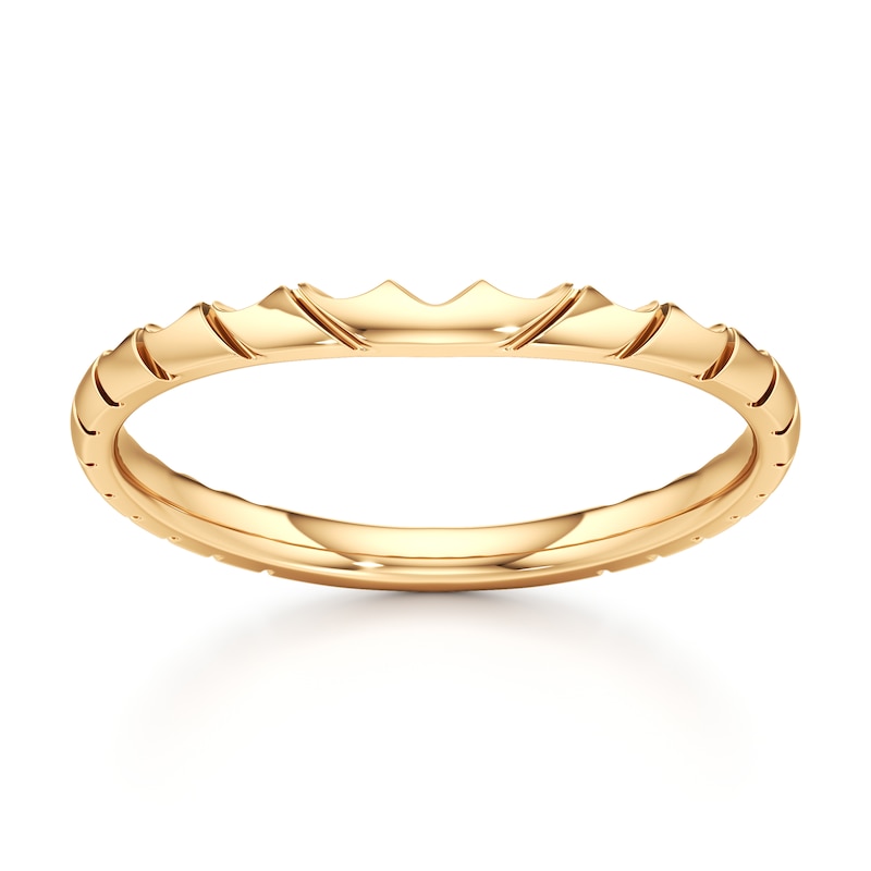 Main Image 1 of J'Lure Contour Wedding Band 18K Yellow Gold