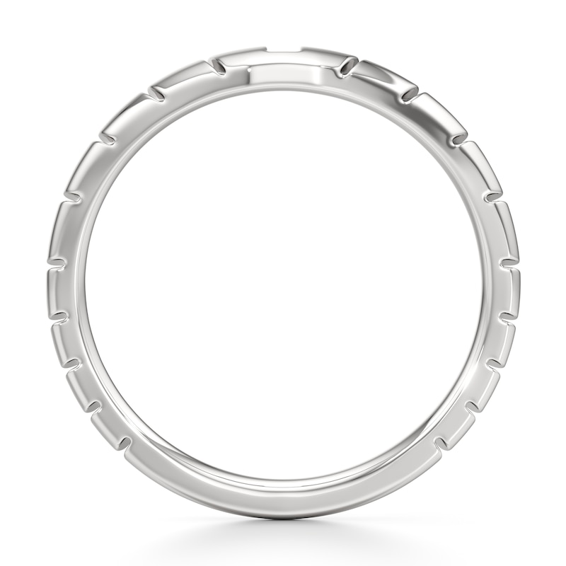 Main Image 2 of J'Lure Contour Wedding Band 18K White Gold