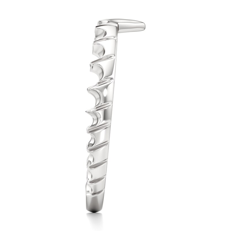 Main Image 3 of J'Lure Contour Wedding Band 18K White Gold