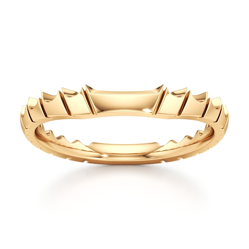Main Image 1 of J'Lure Contour Wedding Band 18K Yellow Gold