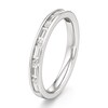 Thumbnail Image 4 of J'Lure Baguette & Round-Cut Lab-Grown Diamond Wedding Band 3/8 ct tw 18K White Gold