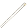 Thumbnail Image 3 of Diamond Accent Script Nameplate Necklace 24K Yellow Gold-Plated Sterling Silver 18"