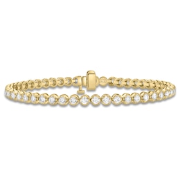 Blue Nile X Jared Diamond Tennis Bracelet 3 ct tw 14K Yellow Gold 7"