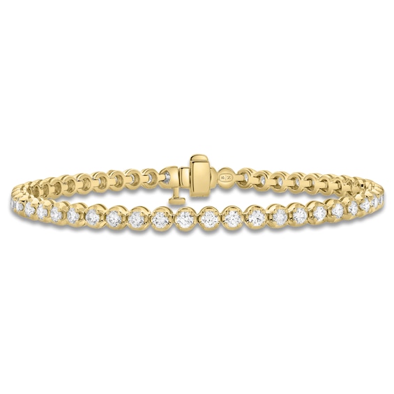Jared Signature Diamond Tennis Bracelet 3 ct tw 14K Yellow Gold 7"