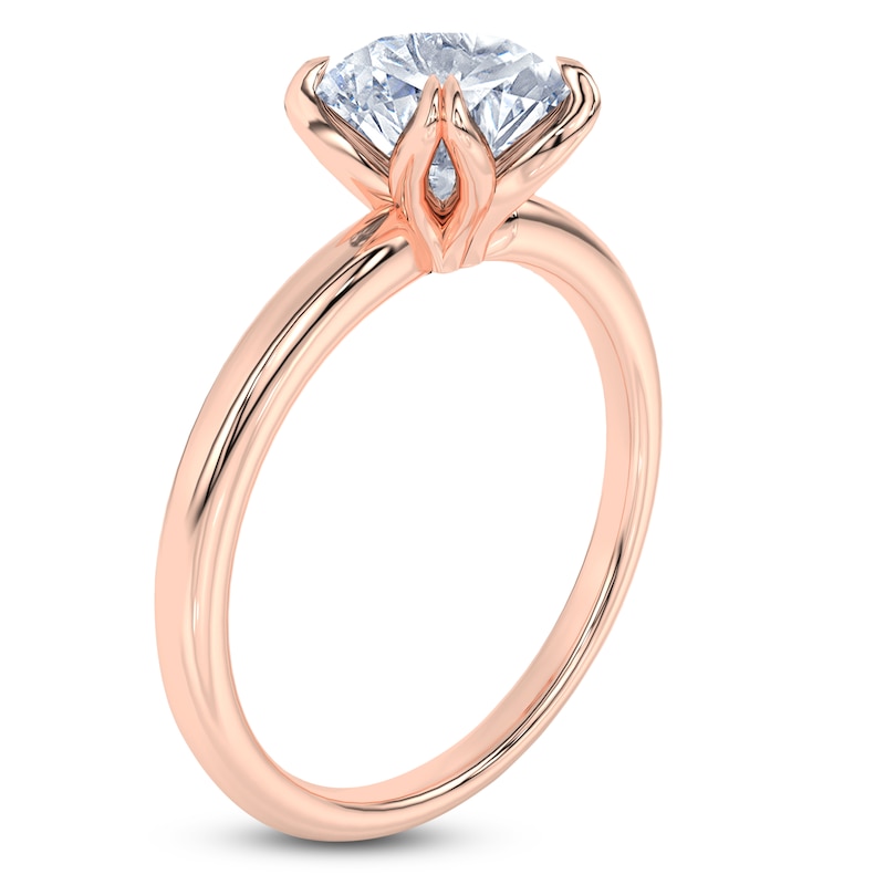 Main Image 2 of Round-Cut Diamond Solitaire Engagement Ring 1-1/2 ct tw 14K Rose Gold (I2/I)