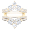 Thumbnail Image 3 of Marquise & Round-Cut Lab-Grown Diamond Enhancer Ring 1-1/3 ct tw 14K Yellow Gold