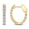 Thumbnail Image 1 of Shy Creation Diamond Inside-Out Hoop Earrings 3/8 ct tw 14K Yellow Gold SC55009479H0.75