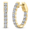 Thumbnail Image 2 of Shy Creation Diamond Inside-Out Hoop Earrings 3/8 ct tw 14K Yellow Gold SC55009479H0.75