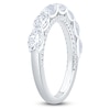 Thumbnail Image 2 of Oval-Cut Lab-Grown Diamond Anniversary Ring 2 ct tw 14K White Gold