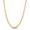 Thumbnail Image 1 of Silk Rope Chain Necklace 3.7mm Solid 14K Yellow Gold 24"