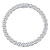 Thumbnail Image 1 of Men's Diamond Pavé Mariner Link Bracelet 1/2 ct tw Sterling Silver 8.5"