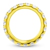 Thumbnail Image 2 of Lab-Grown Diamond Eternity Band 2-1/2 to 3-1/3 ct tw 14K Yellow Gold