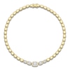 Thumbnail Image 1 of Shy ICON Lumeria Baguette & Round-Cut Multi-Diamond Necklace 1 ct tw ct tw 14K Yellow Gold 17"