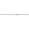 Thumbnail Image 3 of Diamond Accent Hearts Name Necklace Sterling Silver 18"