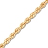 Thumbnail Image 3 of Rope Chain Necklace 3.85mm Semi-Solid 10K Yellow Gold 22"