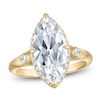 Thumbnail Image 1 of Marquise-Cut Lab-Grown Diamond Engagement Ring 4-1/5 ct tw 14K Yellow Gold