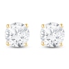 Thumbnail Image 3 of Round-Cut Lab-Grown Diamond Solitaire Stud Earrings 5 ct tw 14K Yellow Gold (SI2/F)