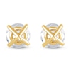 Thumbnail Image 4 of Round-Cut Lab-Grown Diamond Solitaire Stud Earrings 5 ct tw 14K Yellow Gold (SI2/F)
