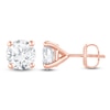 Thumbnail Image 1 of Round-Cut Lab-Grown Diamond Solitaire Stud Earrings 3 ct tw 14K Rose Gold (SI2/F)