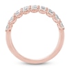 Thumbnail Image 2 of Lab-Grown Diamond Three-Row Anniversary Ring 2 ct tw 14K Rose Gold