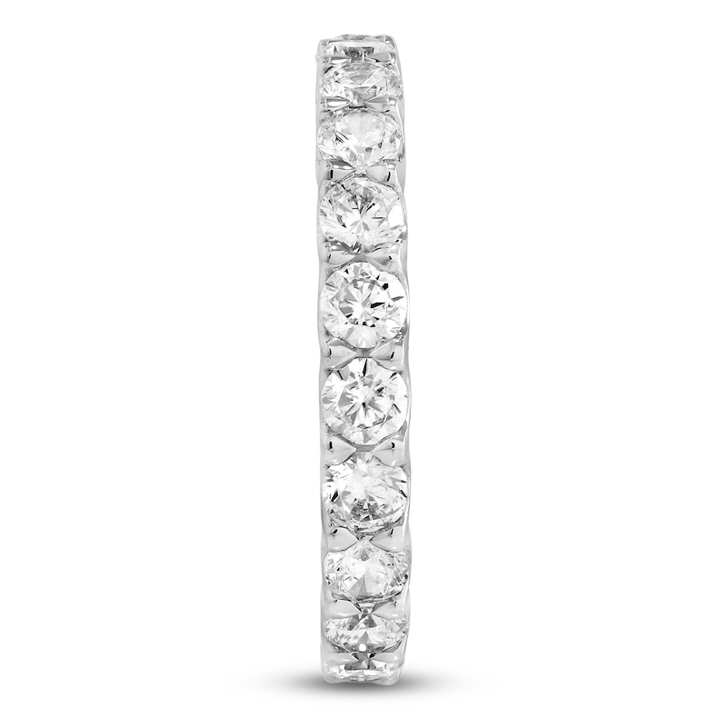 Main Image 3 of Lab-Grown Diamond Eternity Band 1-3/4 to 2 ct tw 14K White Gold