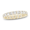 Thumbnail Image 1 of Cushion-Cut Lab-Grown Diamond Eternity Band 1-5/8 to 2 ct tw 14K Yellow Gold