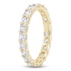 Thumbnail Image 2 of Cushion-Cut Lab-Grown Diamond Eternity Band 1-5/8 to 2 ct tw 14K Yellow Gold