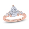 Thumbnail Image 1 of Pear-Shaped Lab-Grown Diamond Five-Stone Engagement Ring 1 ct tw 14K Rose Gold