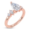 Thumbnail Image 2 of Pear-Shaped Lab-Grown Diamond Five-Stone Engagement Ring 1 ct tw 14K Rose Gold