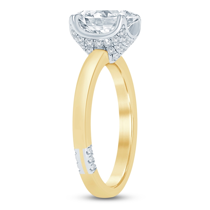Main Image 2 of Pnina Tornai Lab-Grown Diamond Oval-Cut Engagement Ring 2-1/5 ct tw 14K White Gold