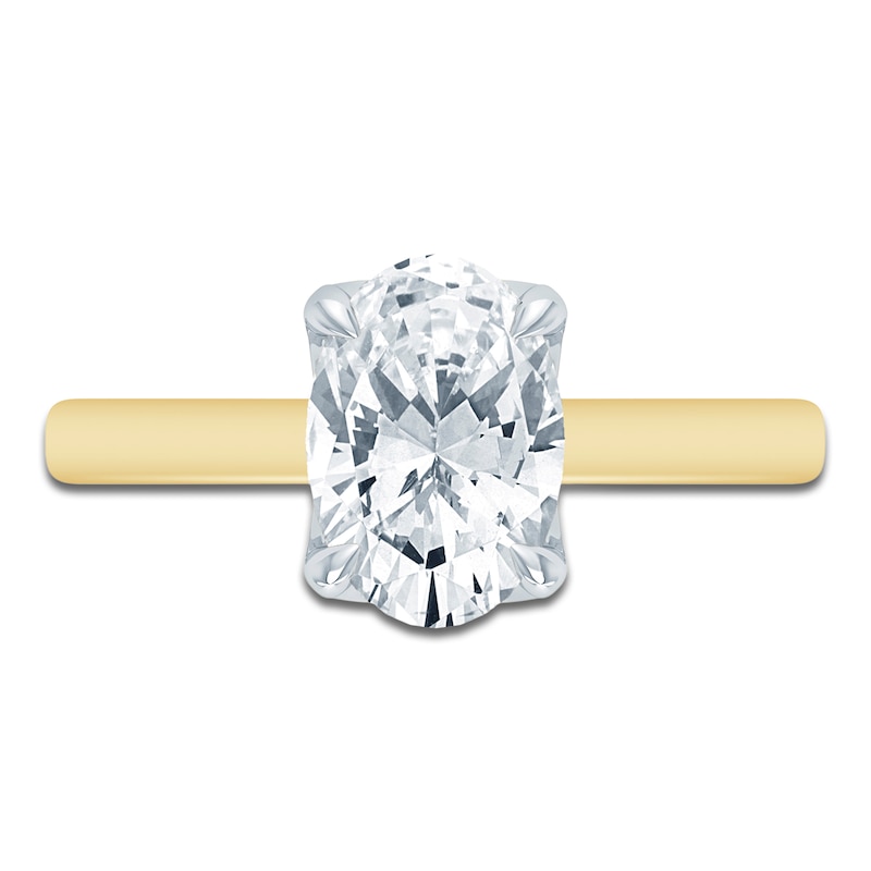 Main Image 3 of Pnina Tornai Lab-Grown Diamond Oval-Cut Engagement Ring 2-1/5 ct tw 14K White Gold